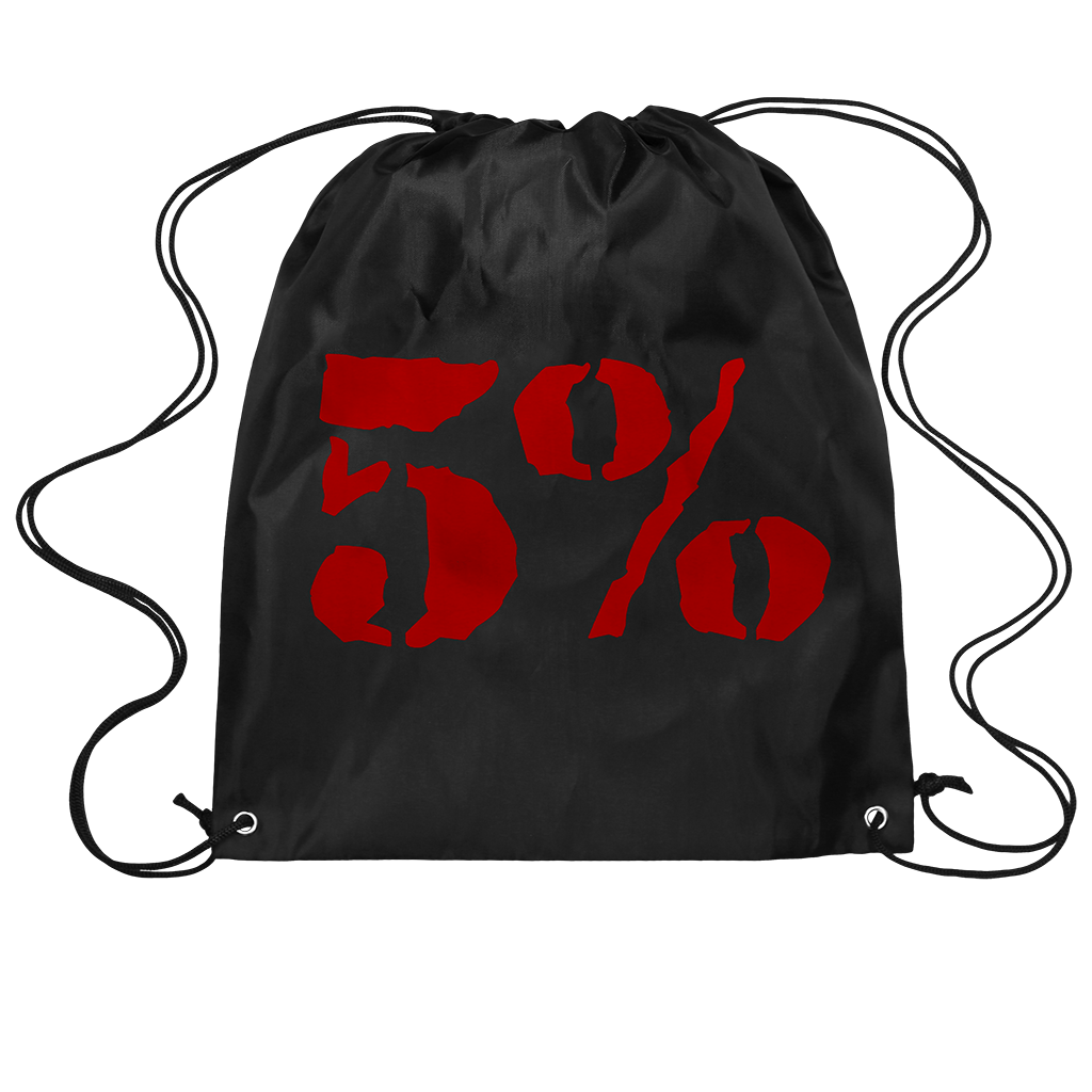 5% DRAWSTRING BAG