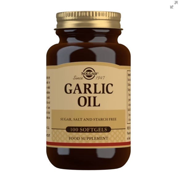 Garlic Oil – Solgar – 100 soft gels